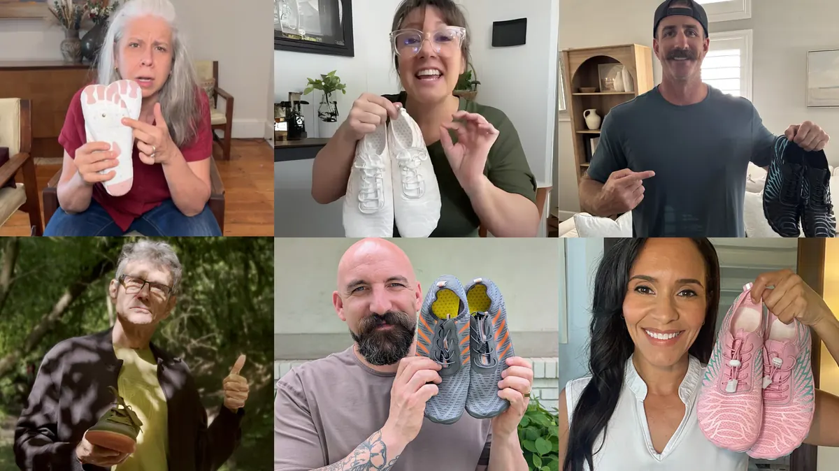Real Baro customers showing off their barefoot shoes