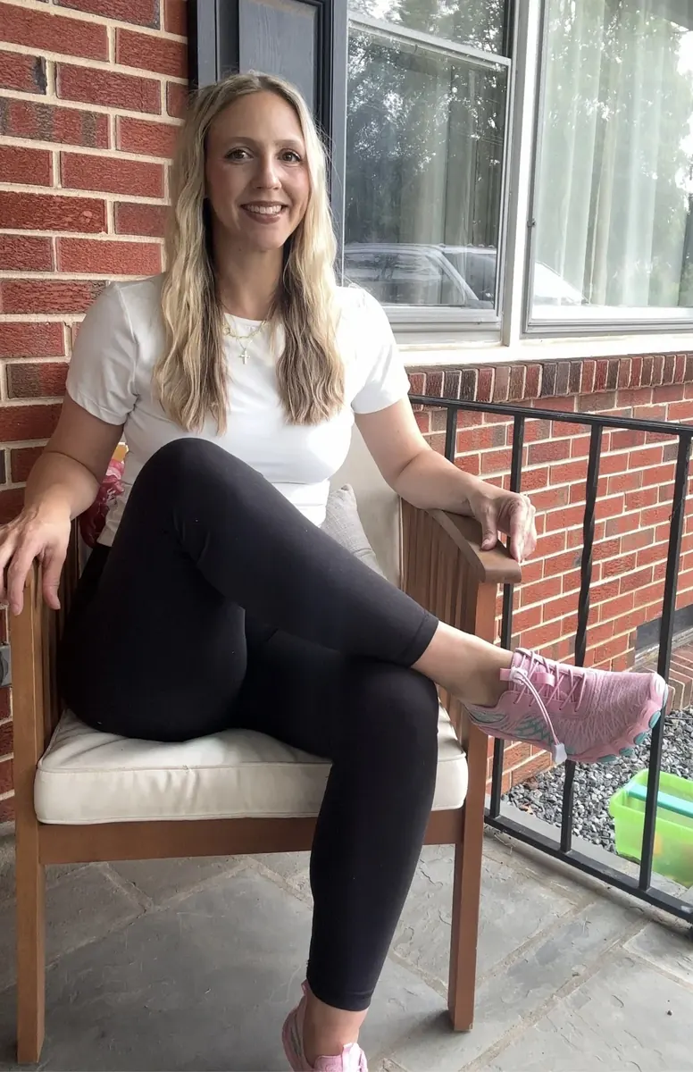Showing off Baro shoes outdoors